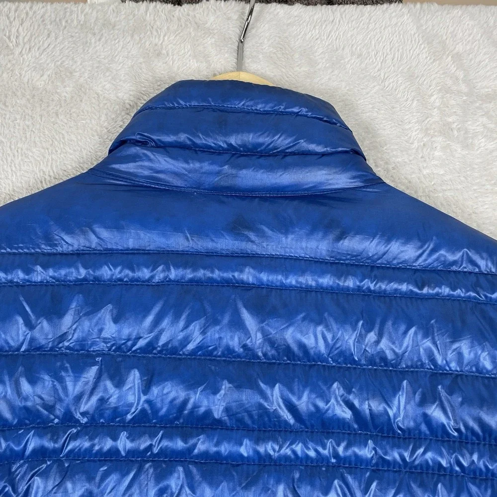 Patagonia Ultralight Down Jacket Mens Small Blue Puffer Full Zip Outdoor 84755